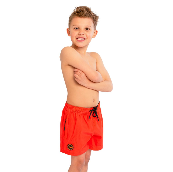 JOBE 24 Swimshort Boys Fire Orange 14/16